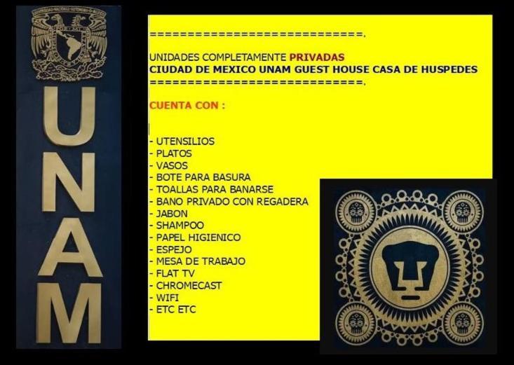 Ciudad De Mexico Unam Guest House Casa De Huespedes Екстер'єр фото